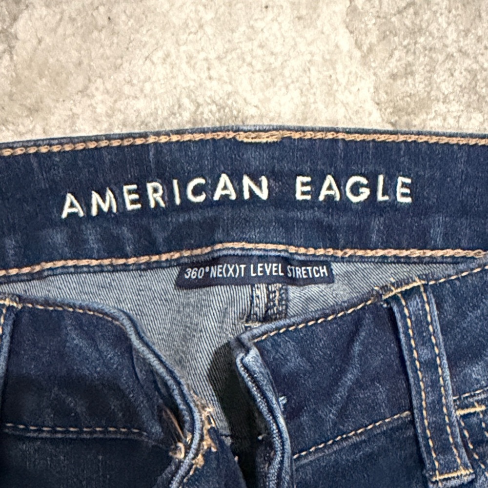 American Eagle Outfitters Women's Skinny Jeans Sz 10 Long - Picture 3 of 6